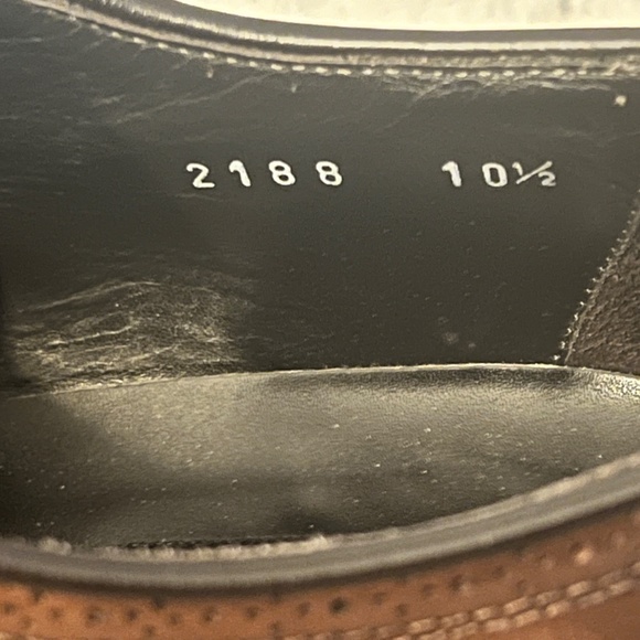 To Boot New York Connors Dark Brown Medallion Cap Toe Dress Shoes 10 1/2 - Picture 9 of 13